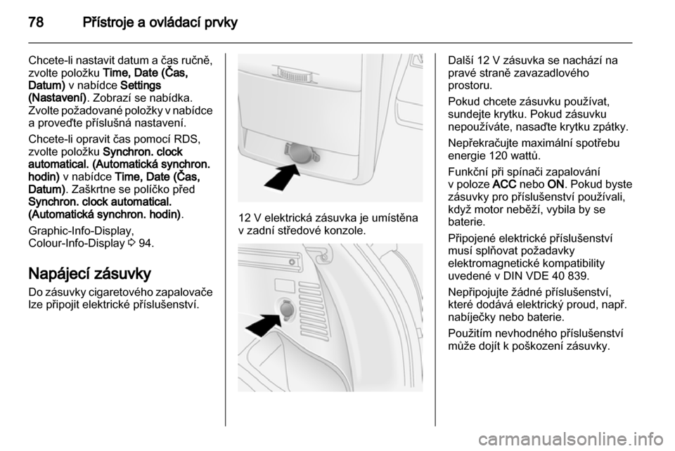 OPEL ANTARA 2011  Uživatelská příručka (in Czech) 