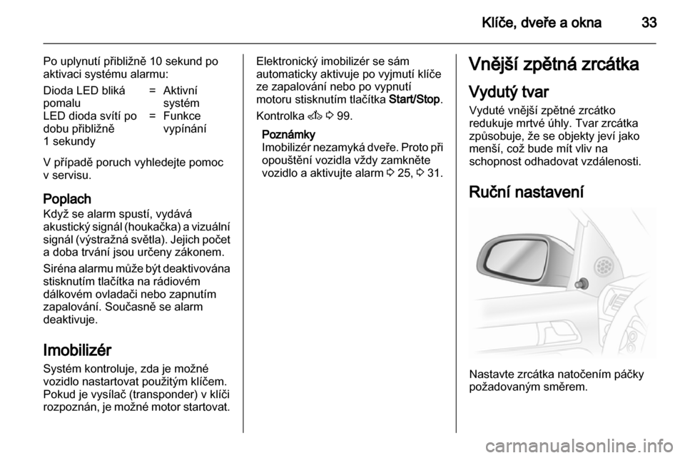 OPEL ASTRA H 2011  Uživatelská příručka (in Czech) 