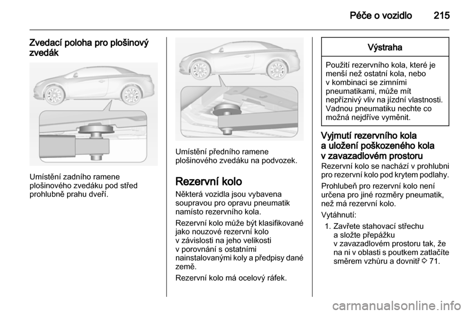 OPEL CASCADA 2013.5  Uživatelská příručka (in Czech) 