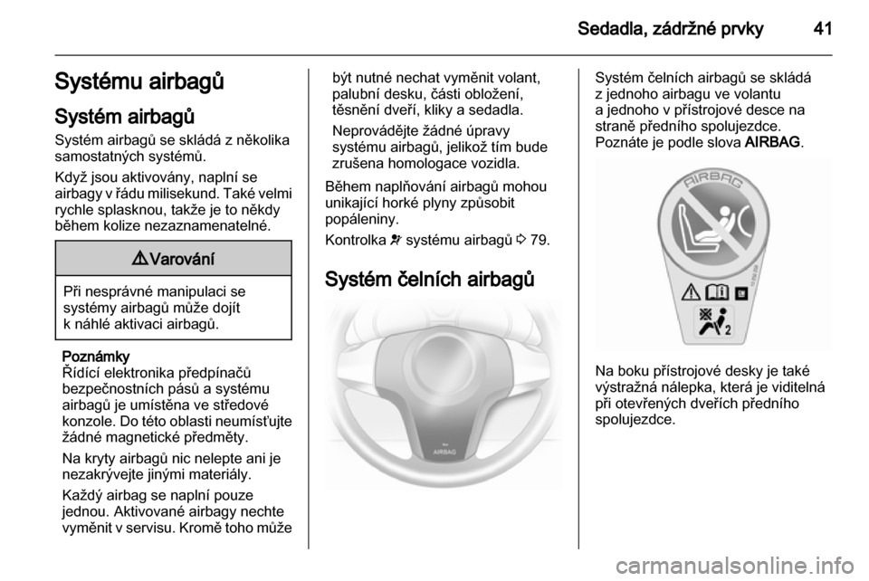 OPEL CORSA 2011 Uživatelská příručka (in Czech) OPEL CORSA 2011 Uživatelská příručka (in Czech)