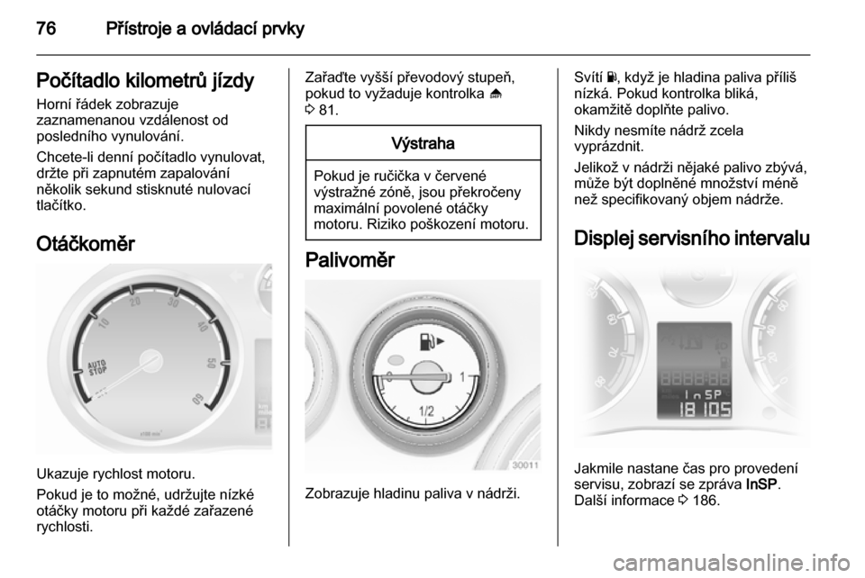 OPEL CORSA 2011  Uživatelská příručka (in Czech) 