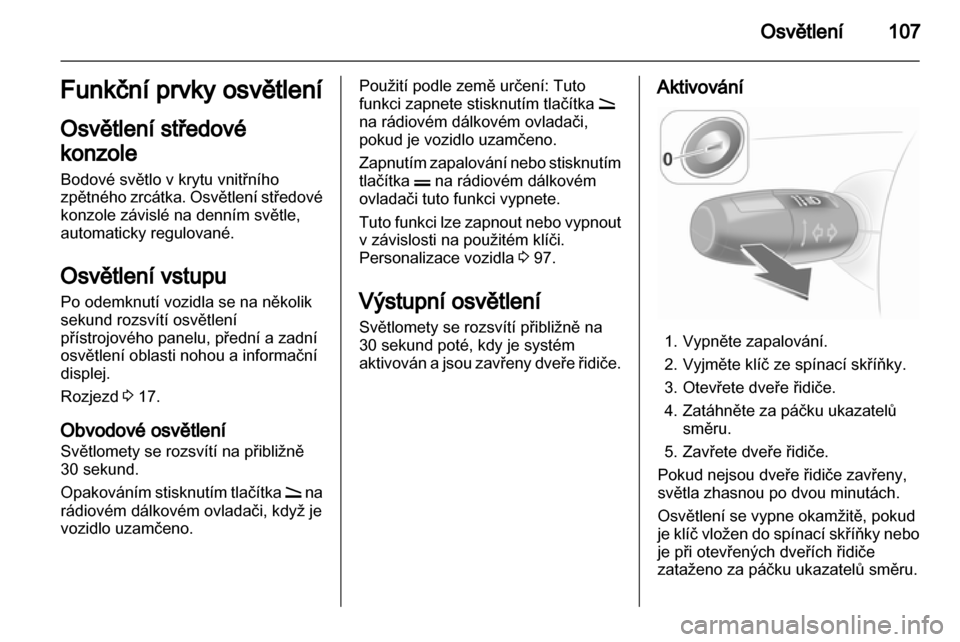 OPEL CORSA 2012.5 Uživatelská příručka (in Czech) OPEL CORSA 2012.5 Uživatelská příručka (in Czech)