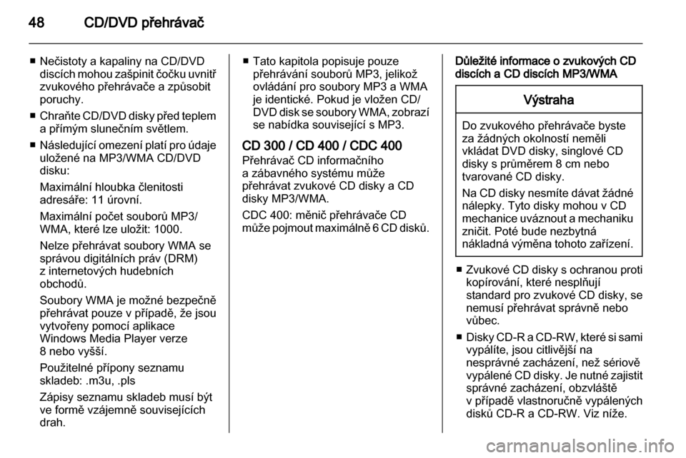 OPEL INSIGNIA 2010.5  Příručka k informačnímu systému (in Czech) 