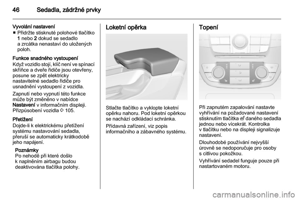 OPEL INSIGNIA 2010.5  Uživatelská příručka (in Czech) 
