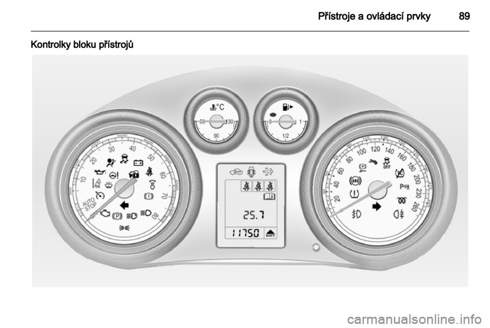 OPEL INSIGNIA 2012 Uživatelská příručka (in Czech) OPEL INSIGNIA 2012 Uživatelská příručka (in Czech)