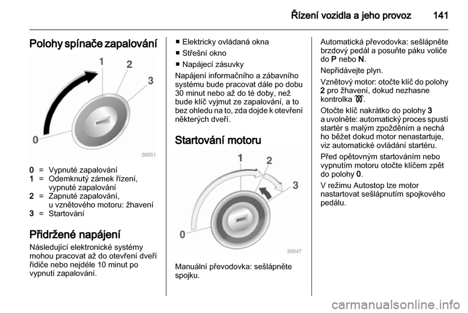OPEL INSIGNIA 2013.5  Uživatelská příručka (in Czech) 