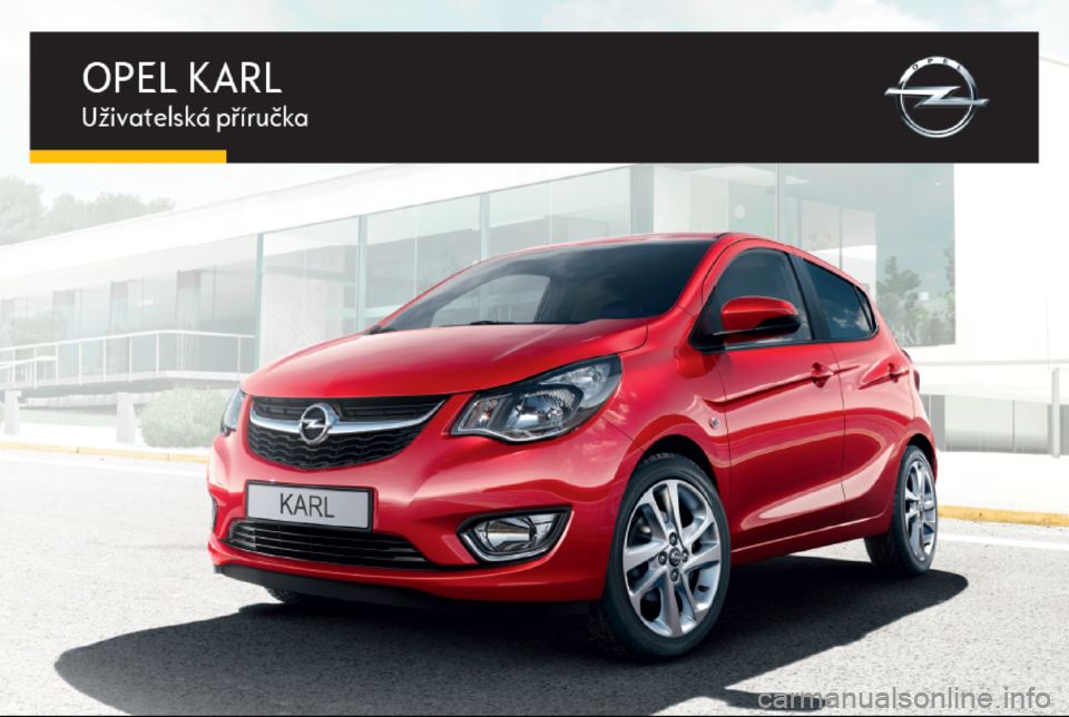 OPEL KARL 2015.75  Uživatelská příručka (in Czech) 