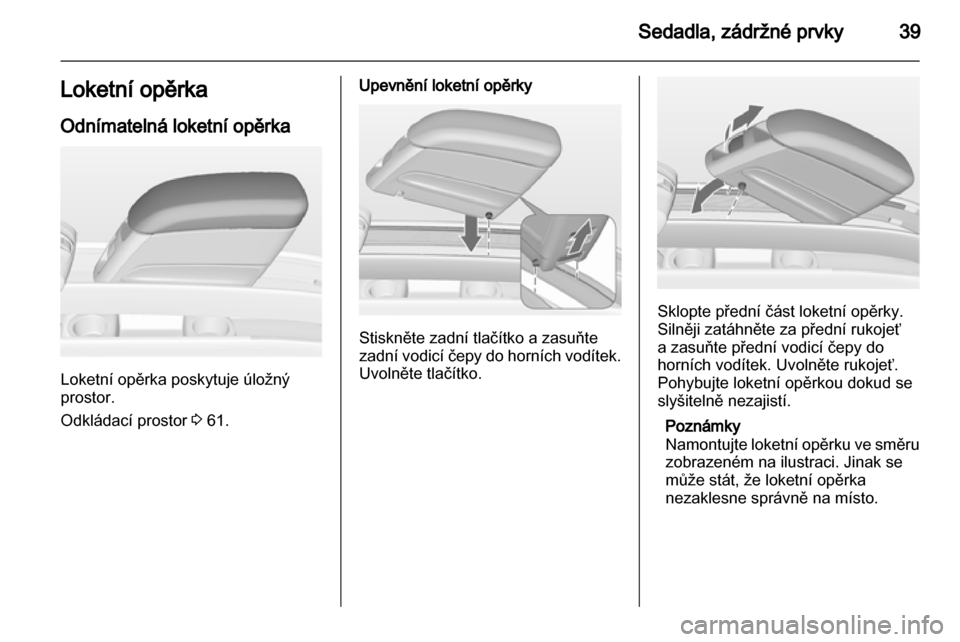 OPEL MERIVA 2011.5  Uživatelská příručka (in Czech) 