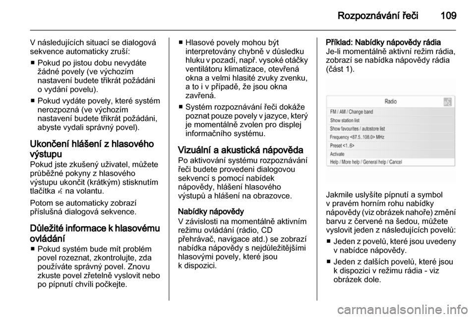 OPEL MERIVA 2013  Příručka k informačnímu systému (in Czech) 
