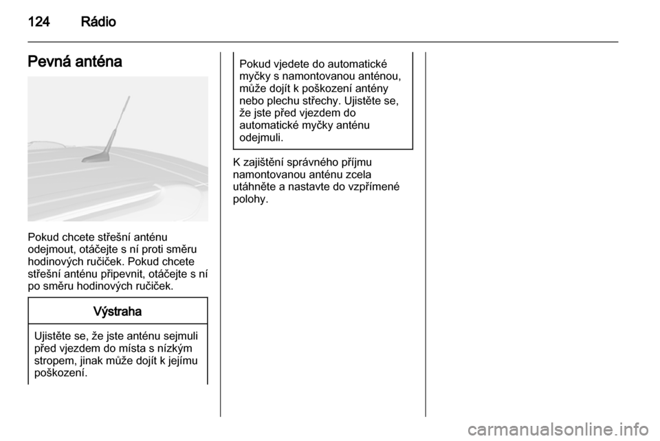 OPEL MOKKA 2013  Příručka k informačnímu systému (in Czech) 