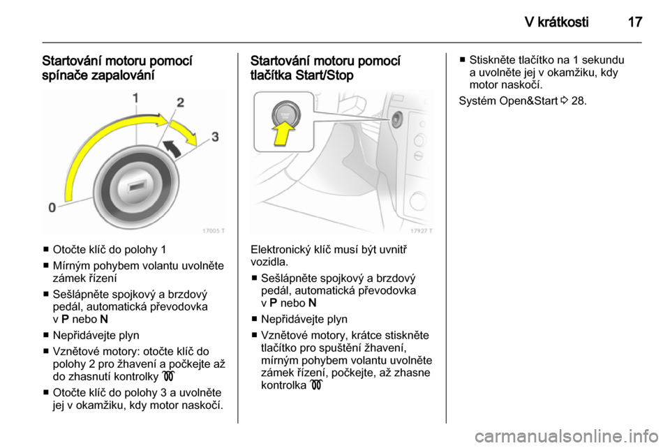 OPEL ZAFIRA 2011  Uživatelská příručka (in Czech) 