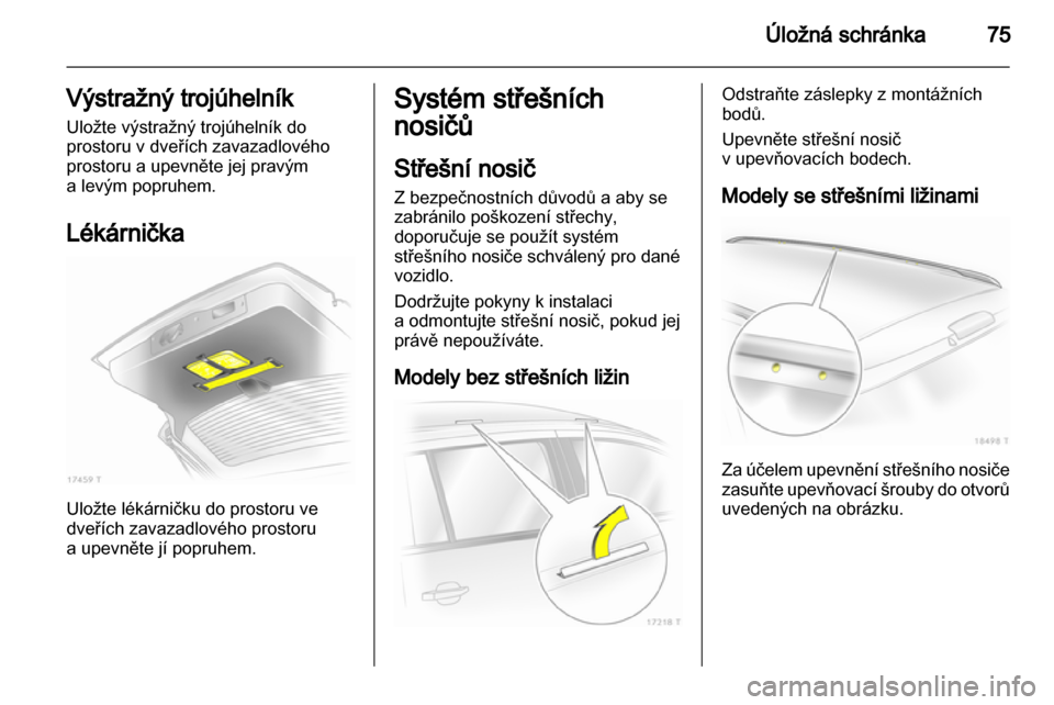 OPEL ZAFIRA 2011  Uživatelská příručka (in Czech) 