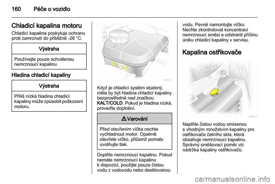OPEL ZAFIRA 2012  Uživatelská příručka (in Czech) 