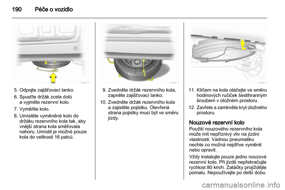 OPEL ZAFIRA 2012 Uživatelská příručka (in Czech) OPEL ZAFIRA 2012 Uživatelská příručka (in Czech)