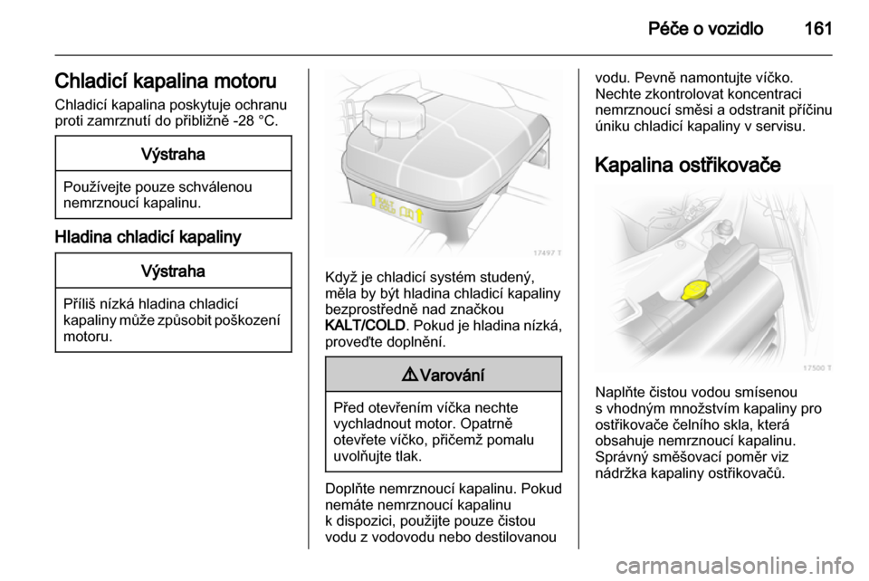 OPEL ZAFIRA 2013  Uživatelská příručka (in Czech) 