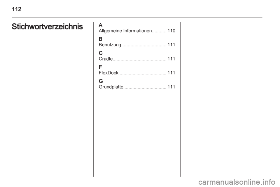 OPEL ADAM 2013.5  Infotainment-Handbuch (in German) 