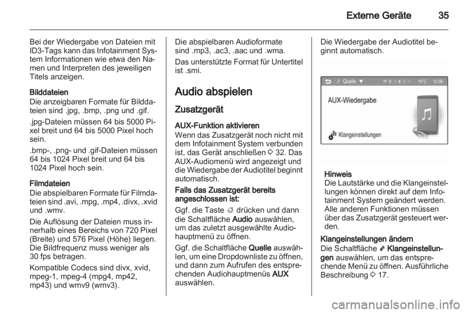 OPEL ADAM 2013.5  Infotainment-Handbuch (in German) 