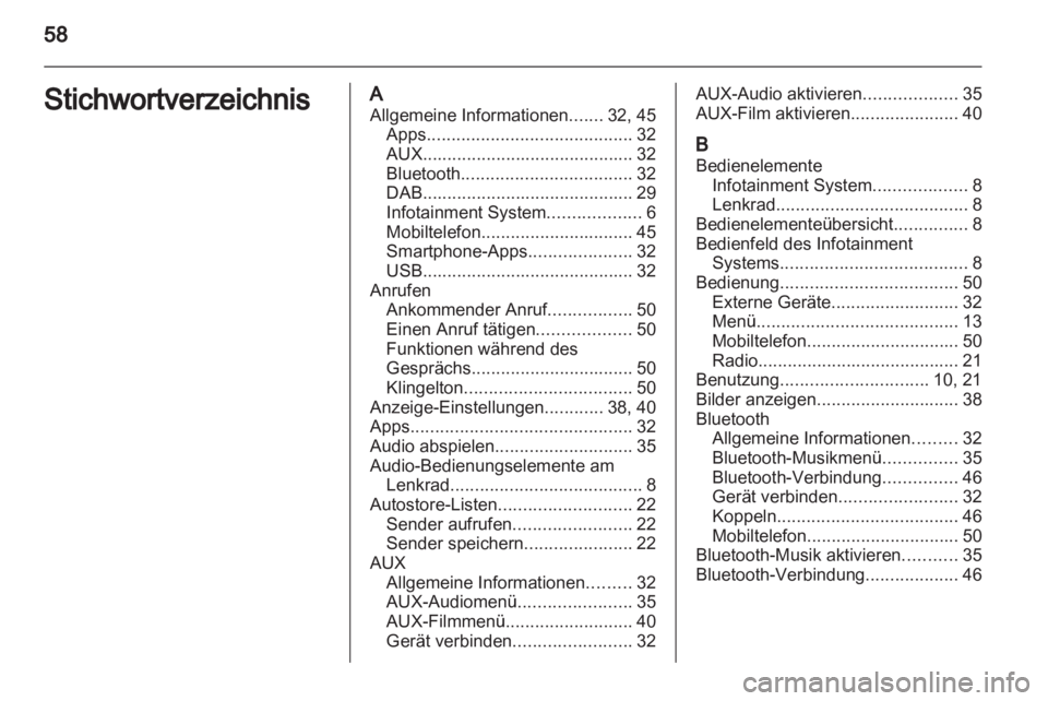 OPEL ADAM 2013 Infotainment-Handbuch (in German) OPEL ADAM 2013 Infotainment-Handbuch (in German)