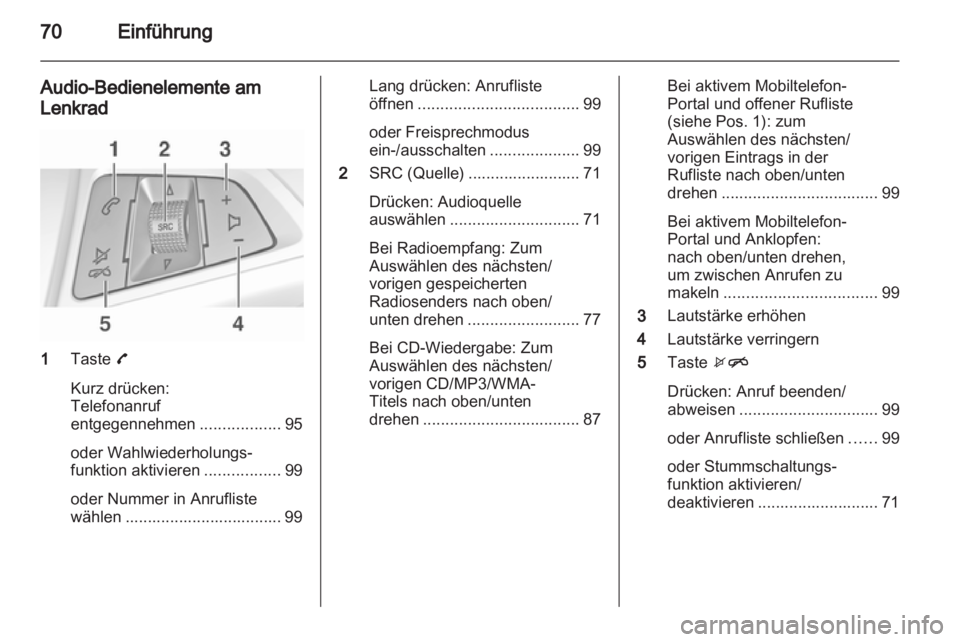 OPEL ADAM 2013.5  Infotainment-Handbuch (in German) 