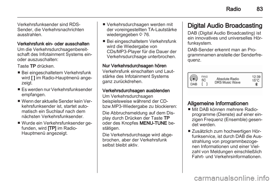 OPEL ADAM 2013 Infotainment-Handbuch (in German) OPEL ADAM 2013 Infotainment-Handbuch (in German)