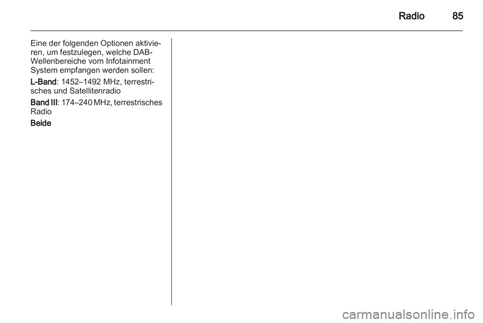 OPEL ADAM 2013 Infotainment-Handbuch (in German) OPEL ADAM 2013 Infotainment-Handbuch (in German)