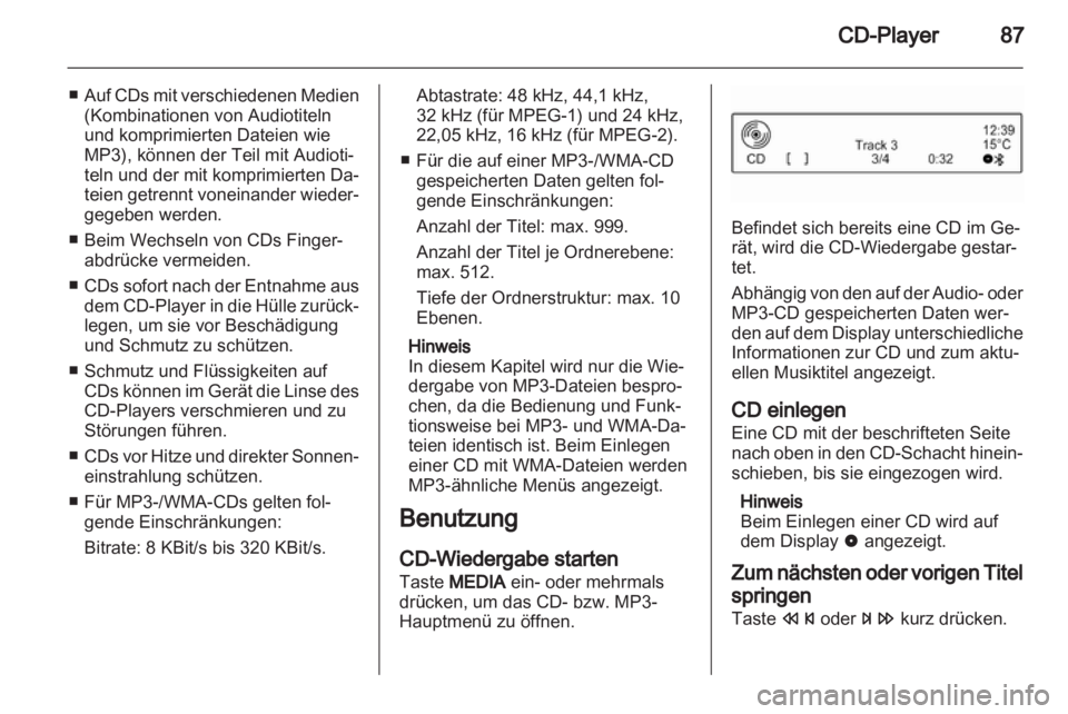 OPEL ADAM 2013 Infotainment-Handbuch (in German) OPEL ADAM 2013 Infotainment-Handbuch (in German)