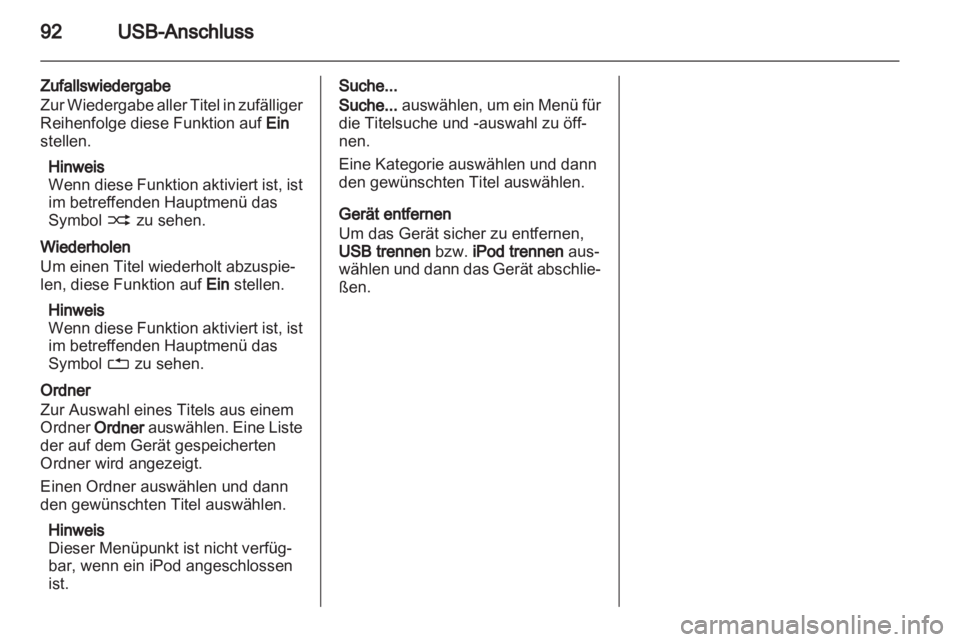 OPEL ADAM 2013  Infotainment-Handbuch (in German) 