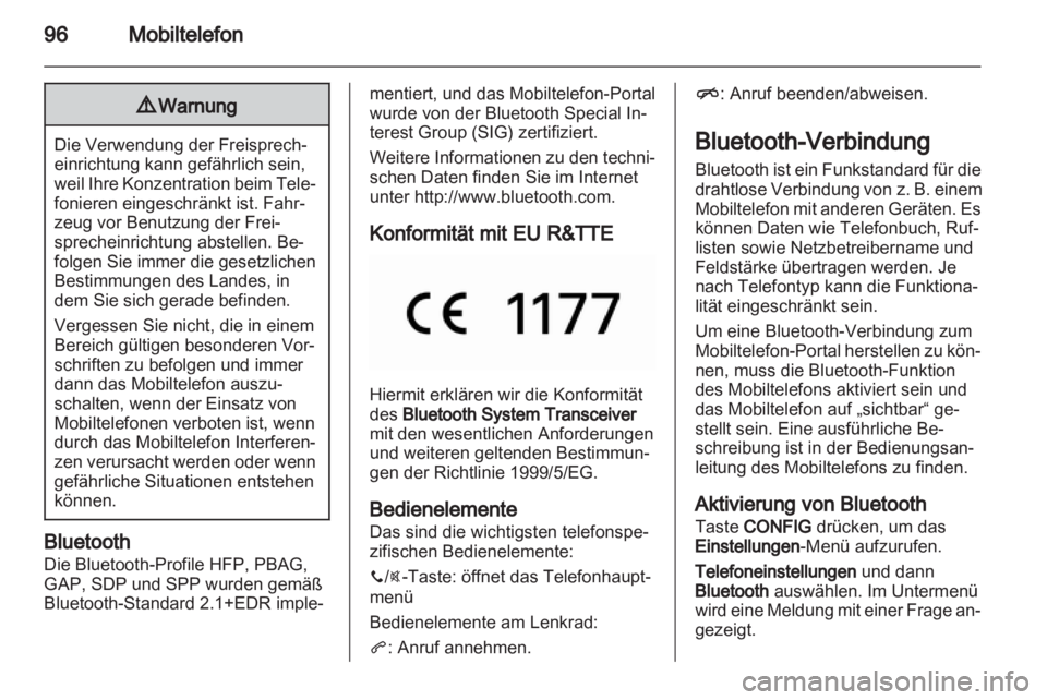 OPEL ADAM 2013  Infotainment-Handbuch (in German) 