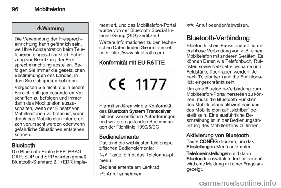 OPEL ADAM 2013 Infotainment-Handbuch (in German) OPEL ADAM 2013 Infotainment-Handbuch (in German)