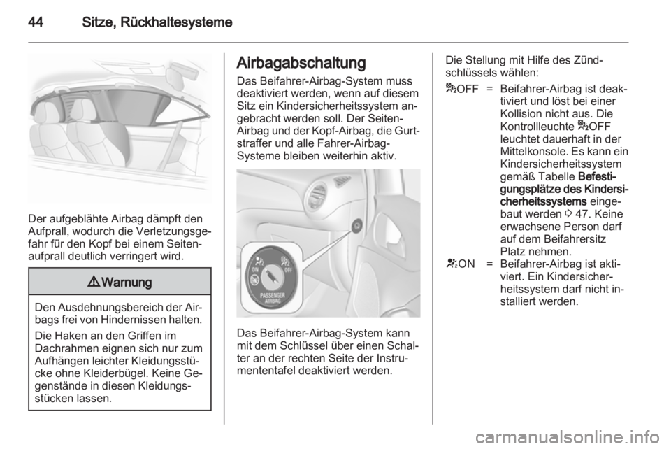 OPEL ADAM 2013.5  Betriebsanleitung (in German) 