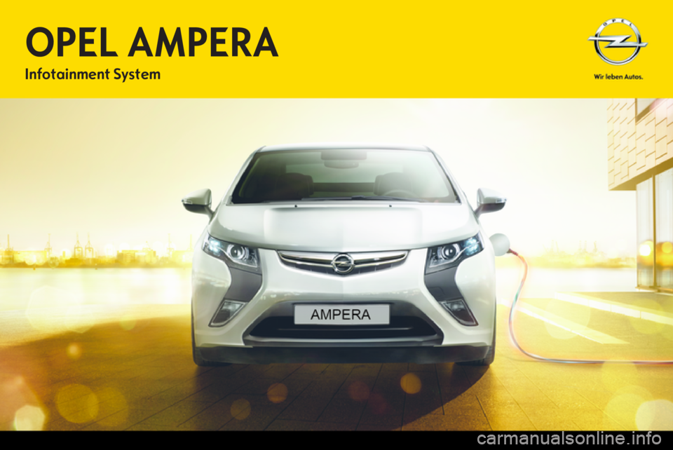 OPEL AMPERA 2013  Infotainment-Handbuch (in German) 