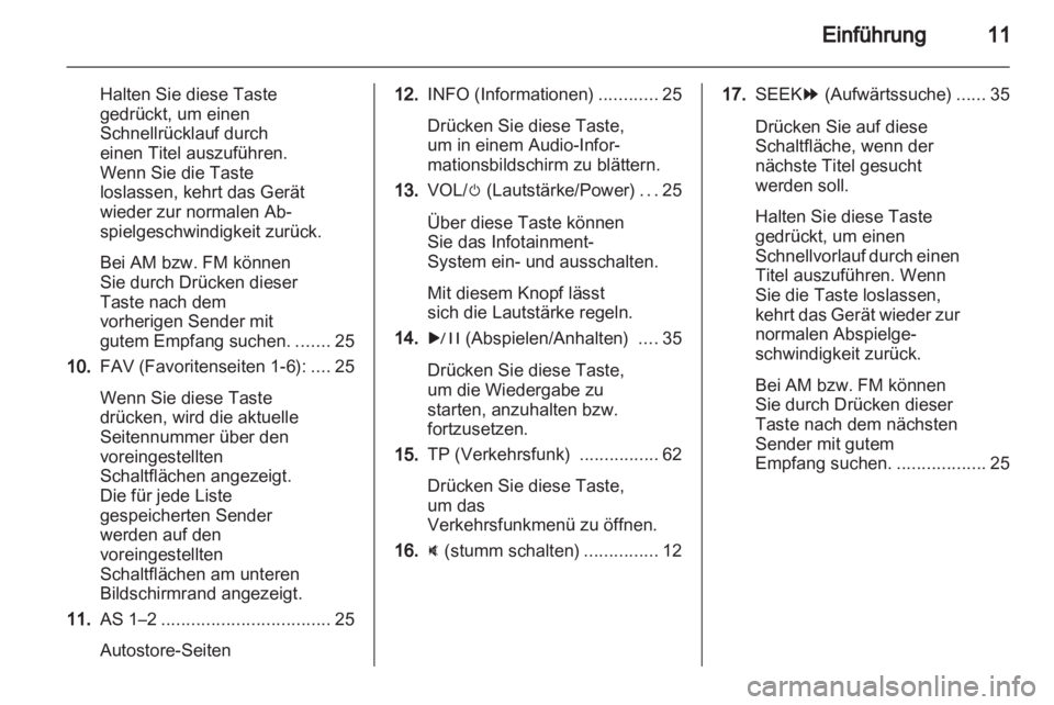 OPEL AMPERA 2013 Infotainment-Handbuch (in German) OPEL AMPERA 2013 Infotainment-Handbuch (in German)