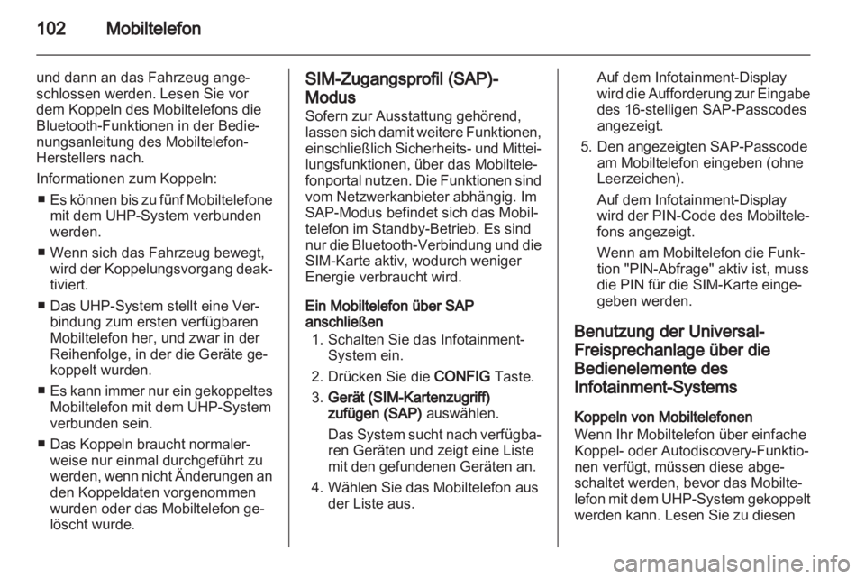 OPEL AMPERA 2013  Infotainment-Handbuch (in German) 