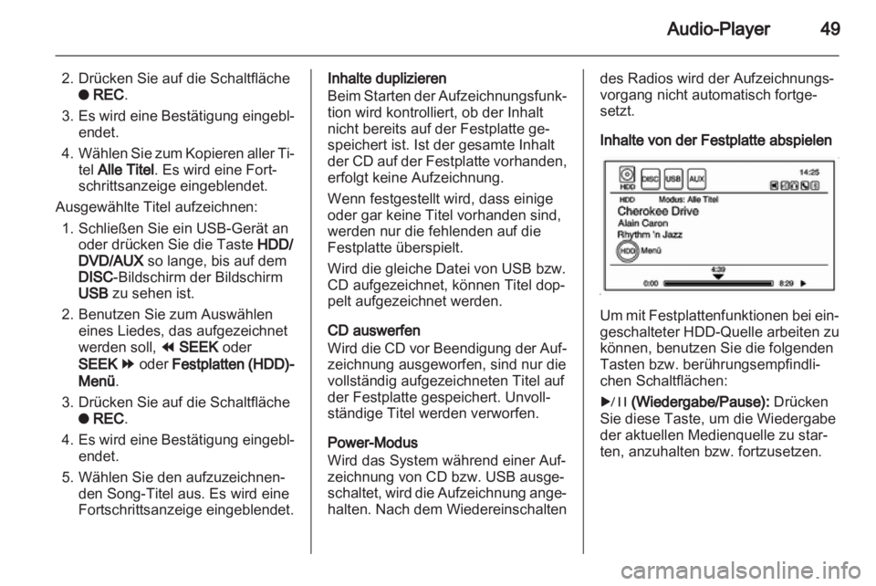 OPEL AMPERA 2013 Infotainment-Handbuch (in German) OPEL AMPERA 2013 Infotainment-Handbuch (in German)