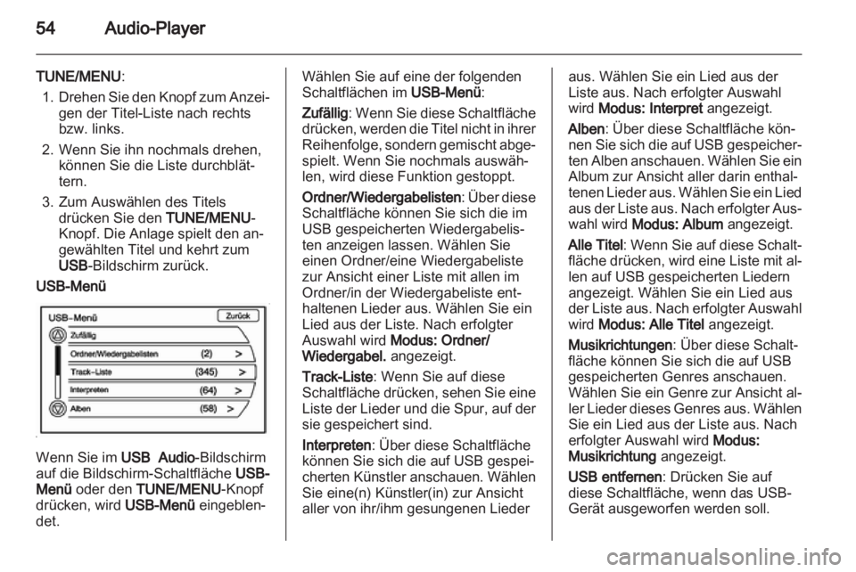 OPEL AMPERA 2013  Infotainment-Handbuch (in German) 