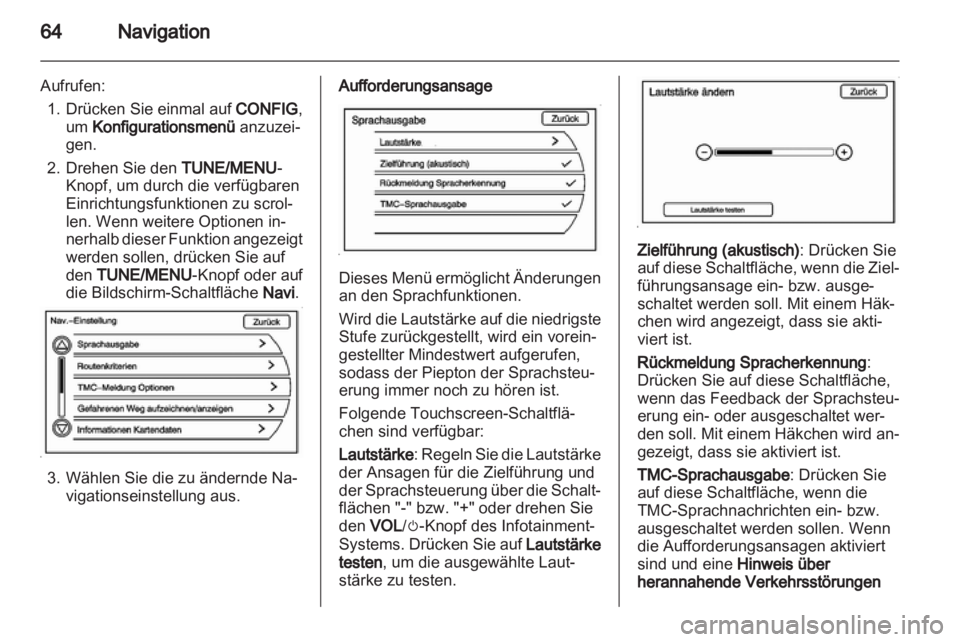 OPEL AMPERA 2013  Infotainment-Handbuch (in German) 