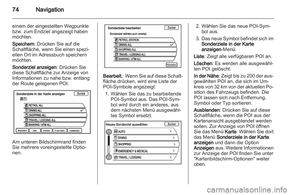 OPEL AMPERA 2013  Infotainment-Handbuch (in German) 