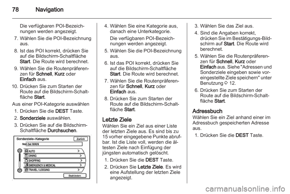 OPEL AMPERA 2013  Infotainment-Handbuch (in German) 