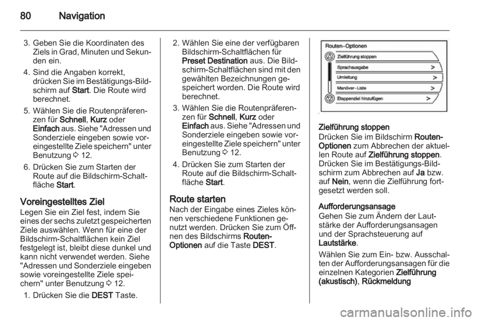 OPEL AMPERA 2013  Infotainment-Handbuch (in German) 
