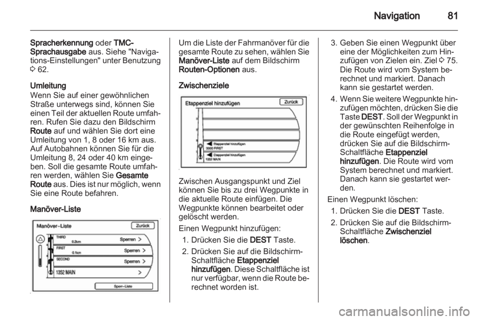 OPEL AMPERA 2013  Infotainment-Handbuch (in German) 