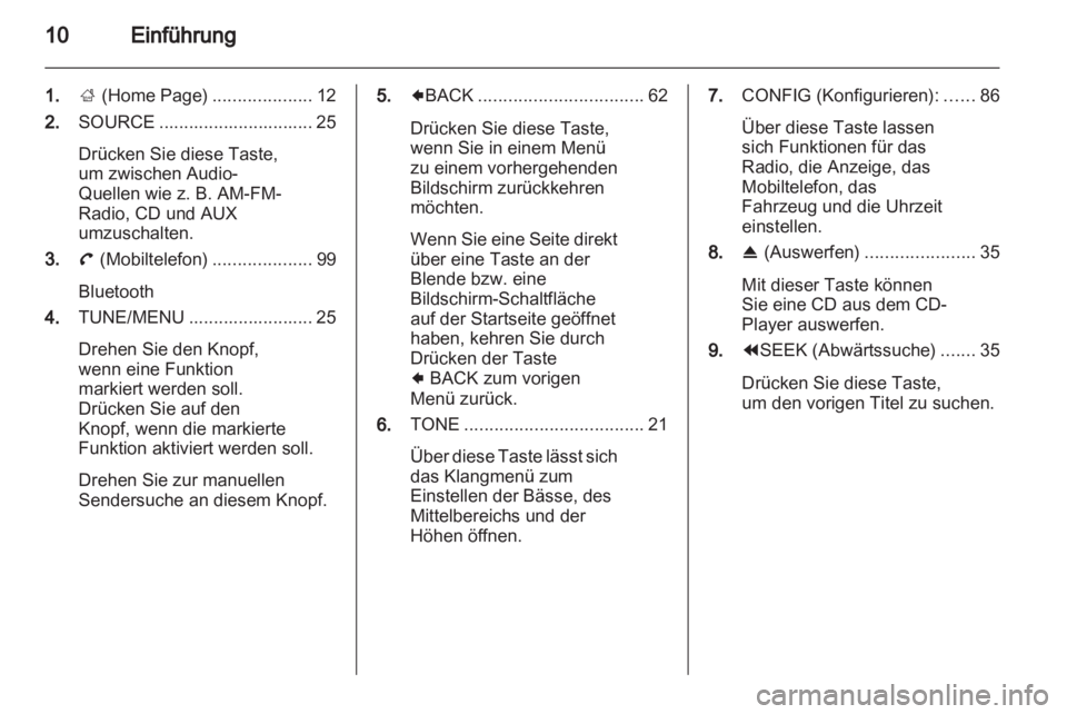 OPEL AMPERA 2013  Infotainment-Handbuch (in German) 