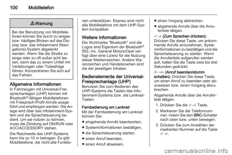 OPEL AMPERA 2013  Infotainment-Handbuch (in German) 