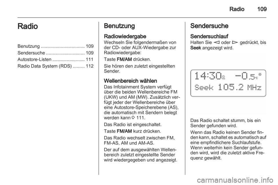OPEL ANTARA 2012 Infotainment-Handbuch (in German) OPEL ANTARA 2012 Infotainment-Handbuch (in German)