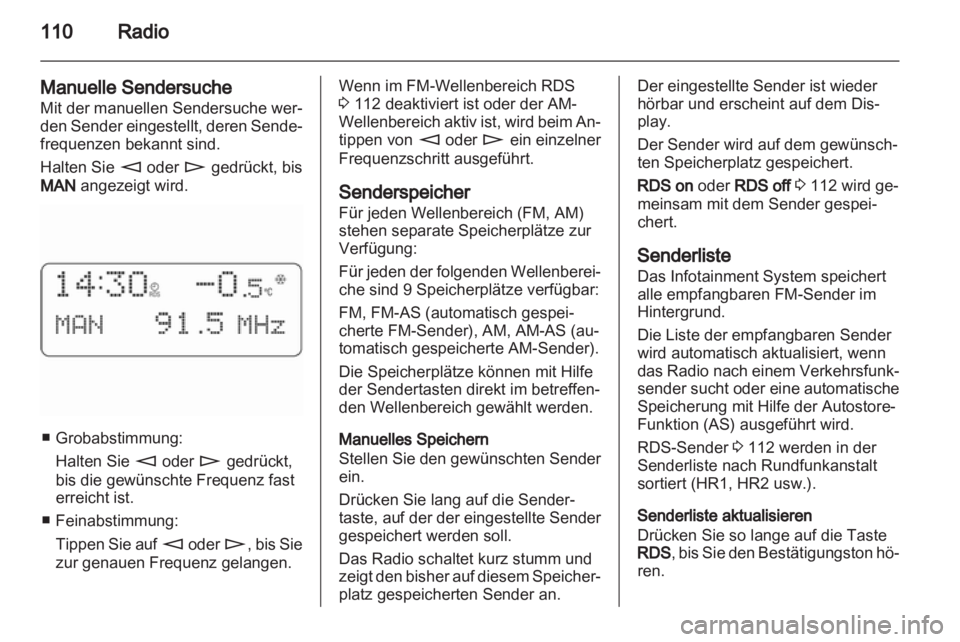 OPEL ANTARA 2012 Infotainment-Handbuch (in German) OPEL ANTARA 2012 Infotainment-Handbuch (in German)