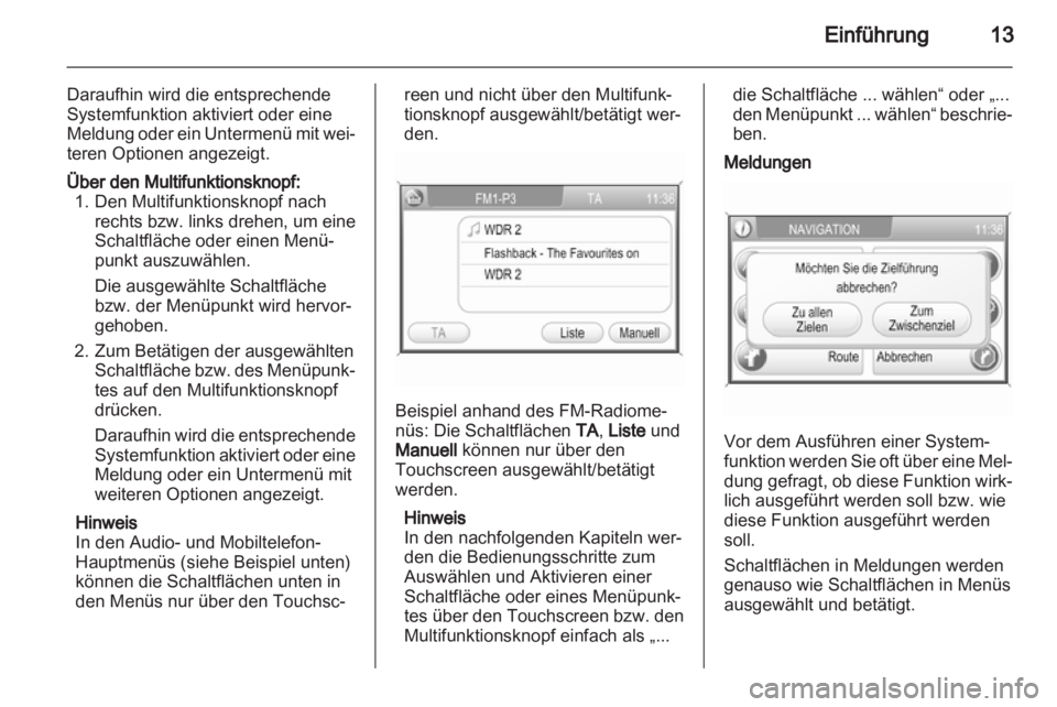 OPEL ANTARA 2012  Infotainment-Handbuch (in German) 