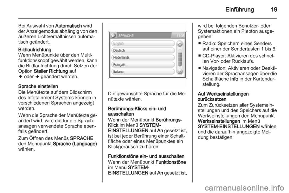 OPEL ANTARA 2012  Infotainment-Handbuch (in German) 