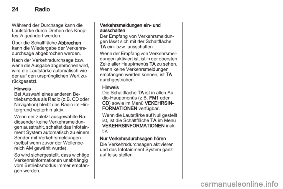 OPEL ANTARA 2012  Infotainment-Handbuch (in German) 