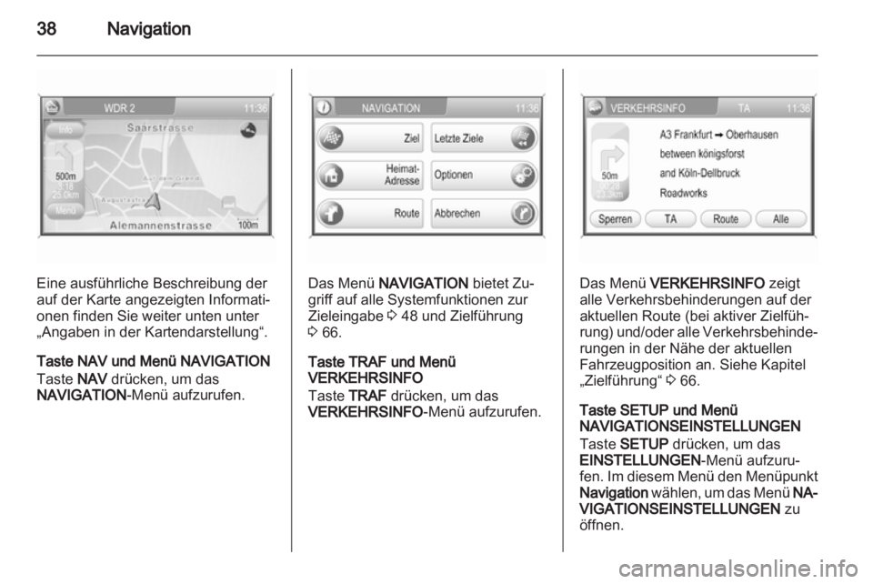 OPEL ANTARA 2012  Infotainment-Handbuch (in German) 