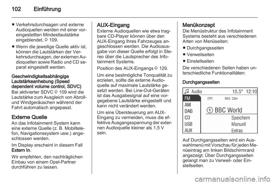 OPEL ANTARA 2013 Infotainment-Handbuch (in German) OPEL ANTARA 2013 Infotainment-Handbuch (in German)