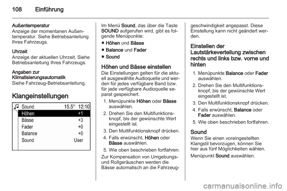 OPEL ANTARA 2013 Infotainment-Handbuch (in German) OPEL ANTARA 2013 Infotainment-Handbuch (in German)